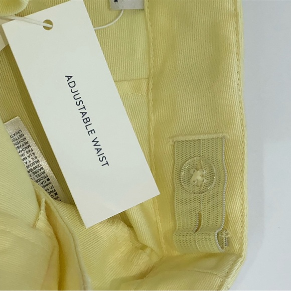 Janie and Jack Toddler Shorts Size 4T Yellow Adjustable Waist - Picture 6 of 7